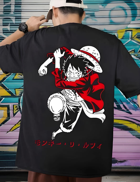 Luffy Gear 5 Oversized Graphic T-Shirt