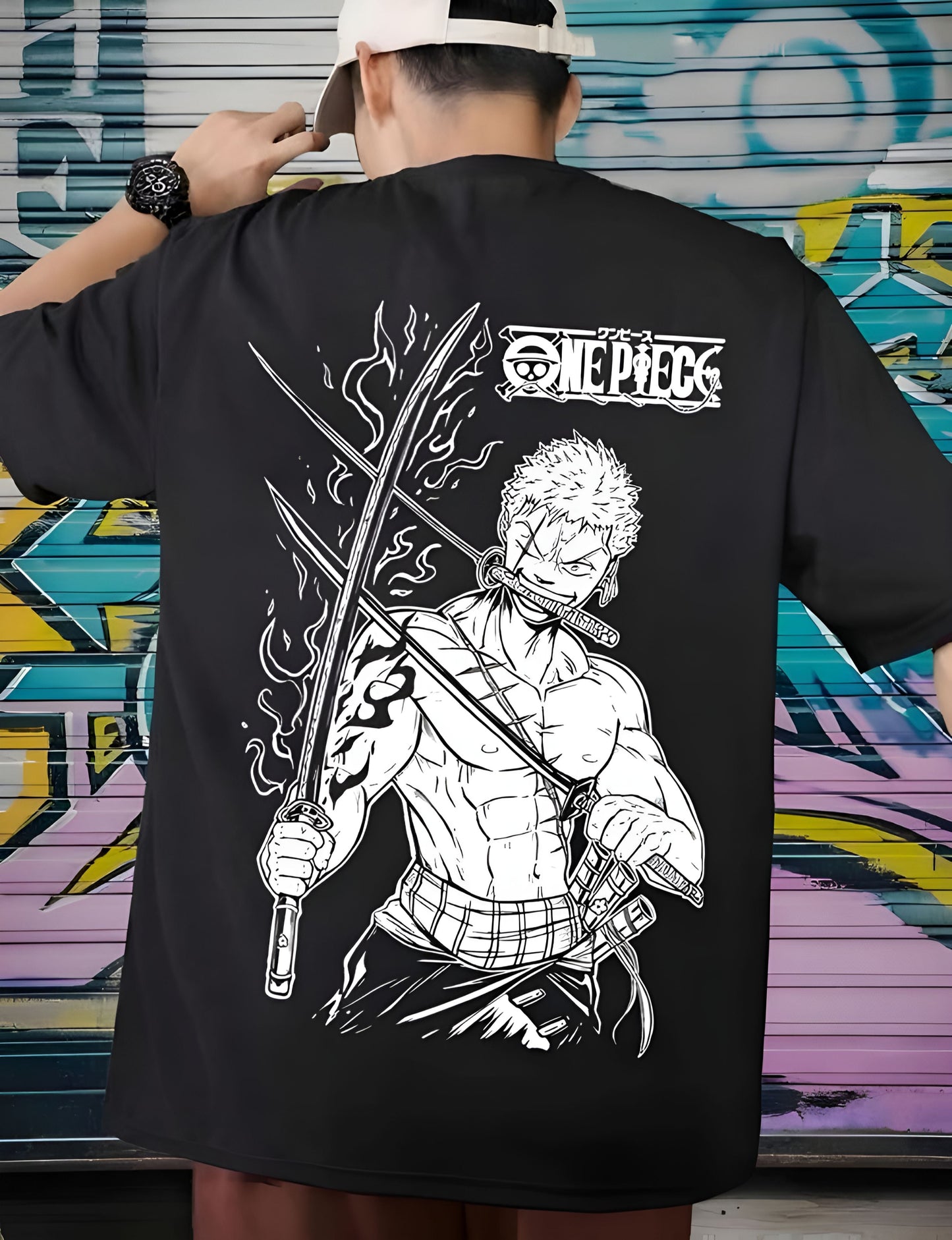 Zoro Short Sleeve Black T-shirt