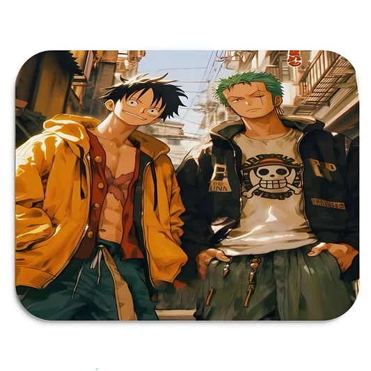 Luffy and Zoro Mouse Pad