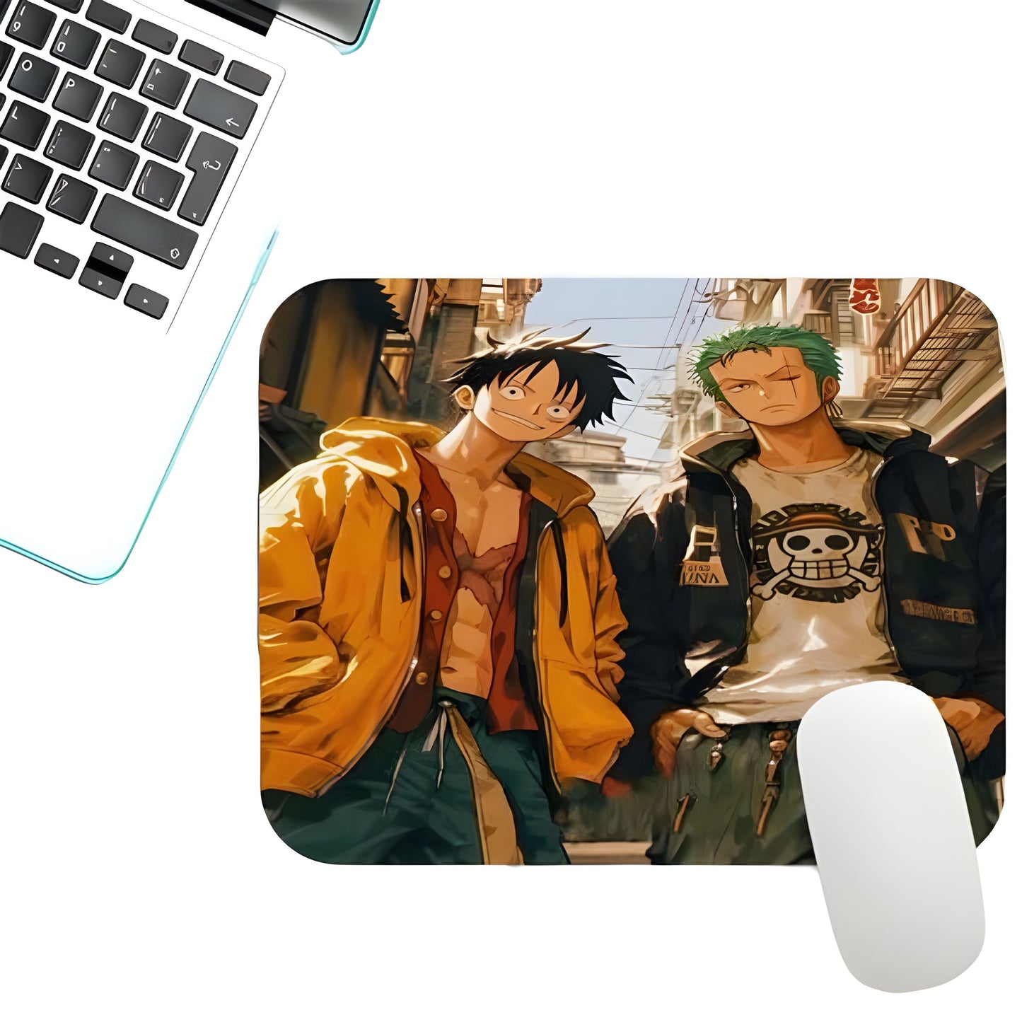 Luffy and Zoro Mouse Pad