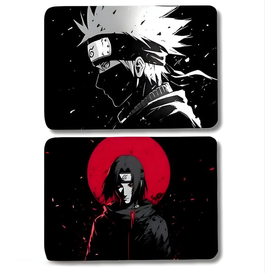 Kakashi and Sasuke Combo Mouse Pad