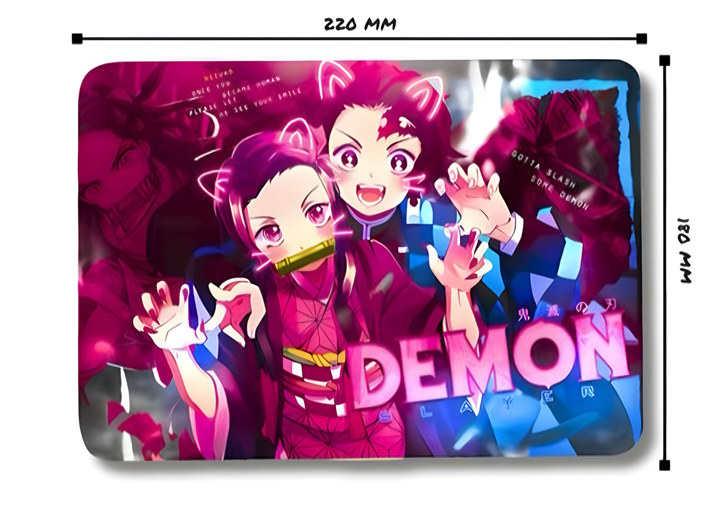 Tanjiro and Nezuko Combo Mouse Pad