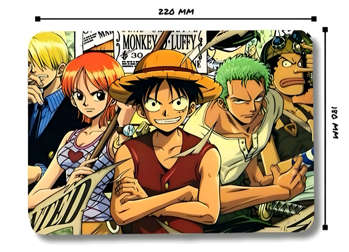 Monkey D. Luffy Combo Mouse Pad