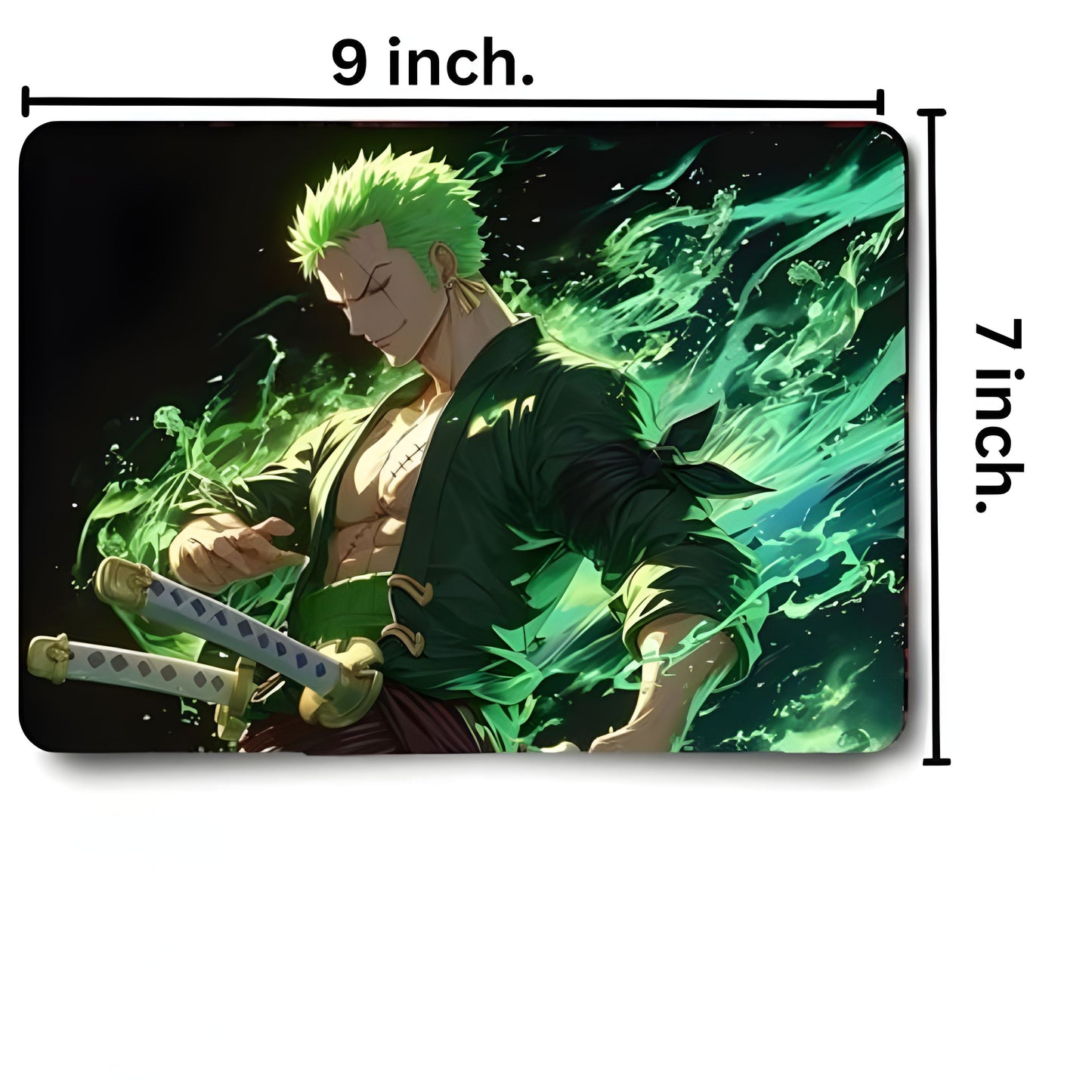 One Piece and Jujutsu Kaisen Combo Mouse Pad