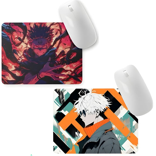 Sukuna and Gojo Combo Mouse Pad