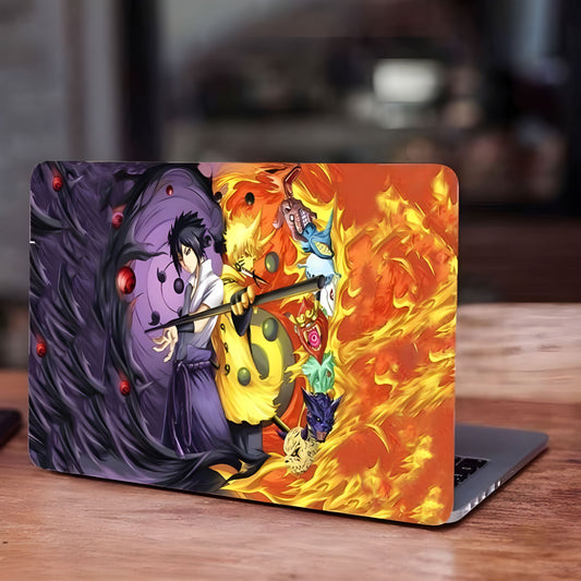 Naruto & Sasuke Laptop Skin with Free Stickers