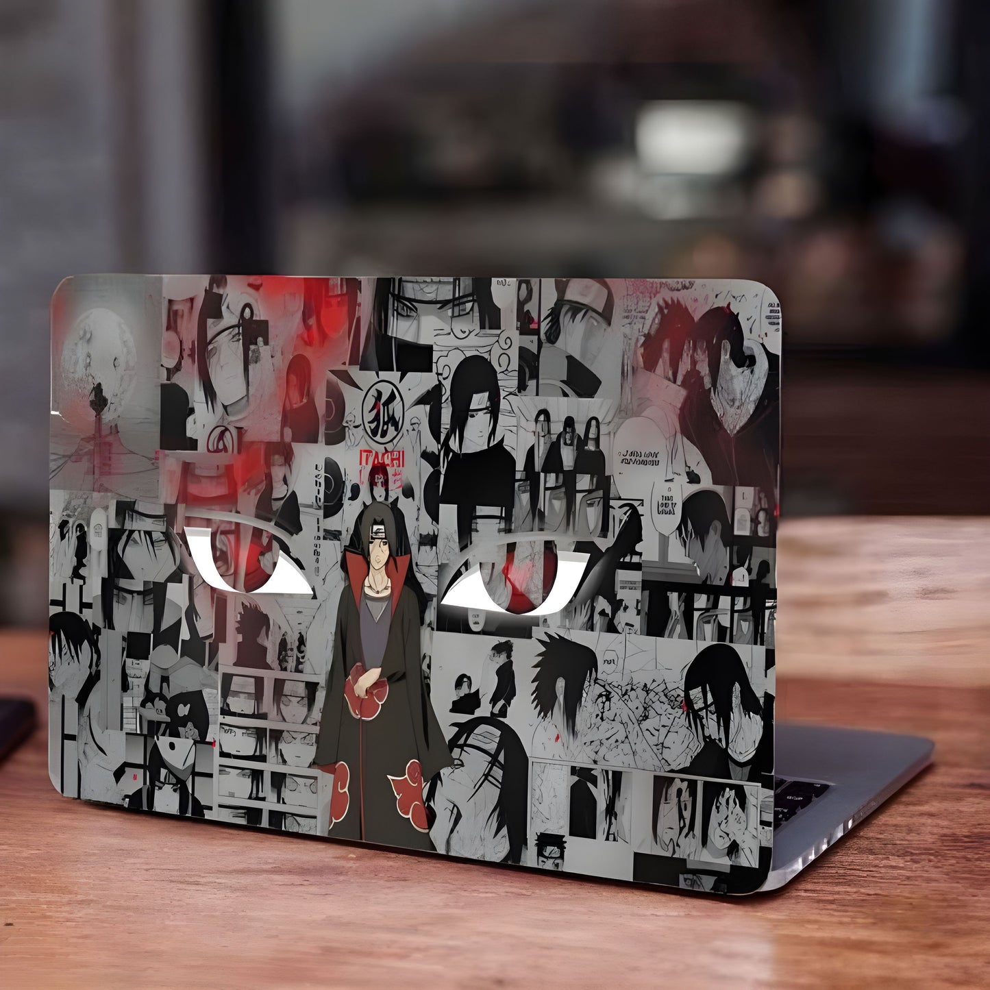 Itachi Uchiha Manga theme Laptop Skin with Free Stickers