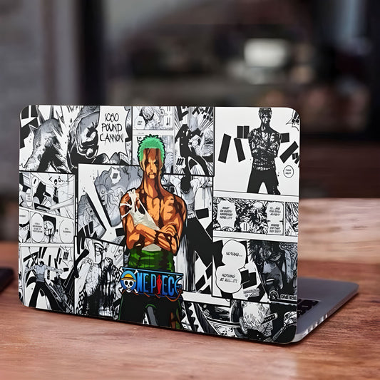 Zoro One Piece Manga Laptop Skin with Free Stickers