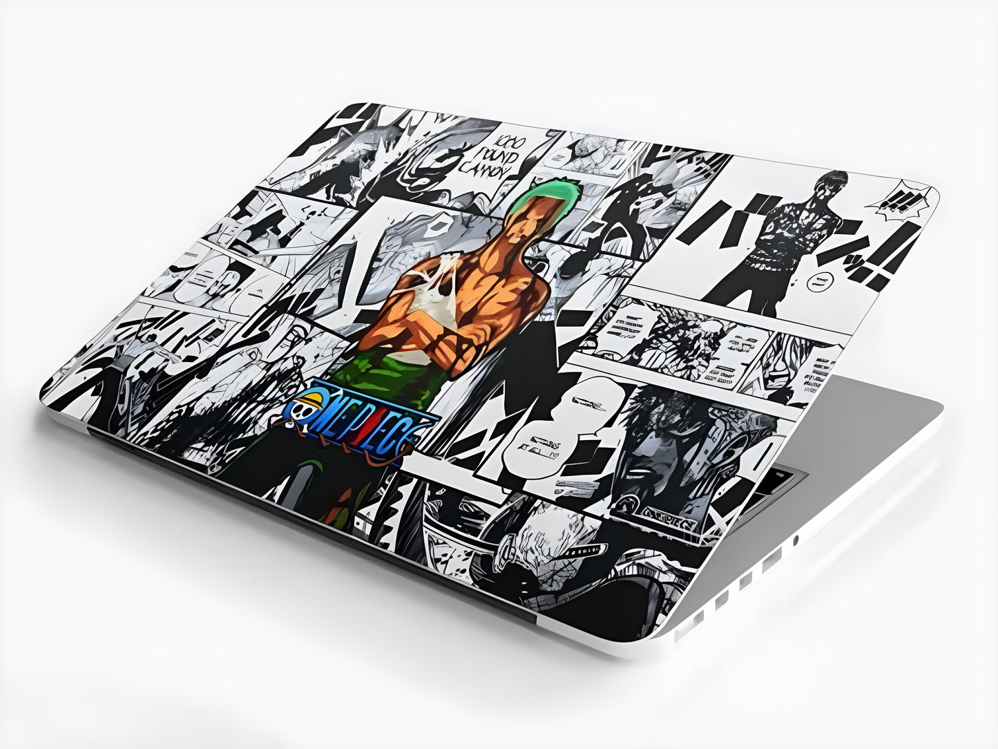 Zoro One Piece Manga Laptop Skin with Free Stickers