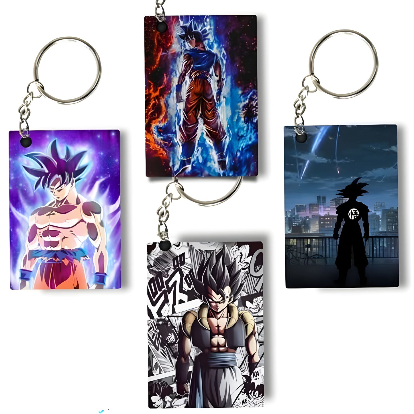 Dragon Ball Z Pack of 4 Keychains