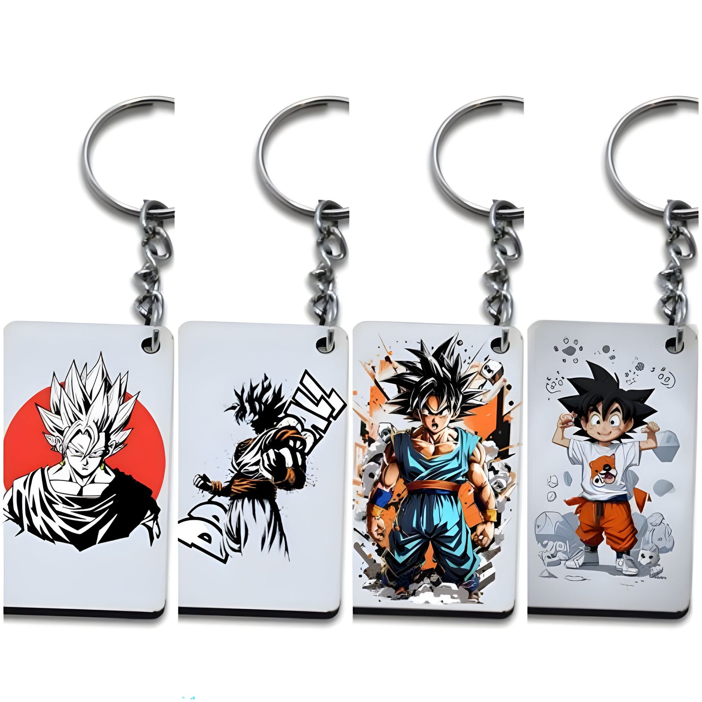 Goku Key Chain Pack of 4