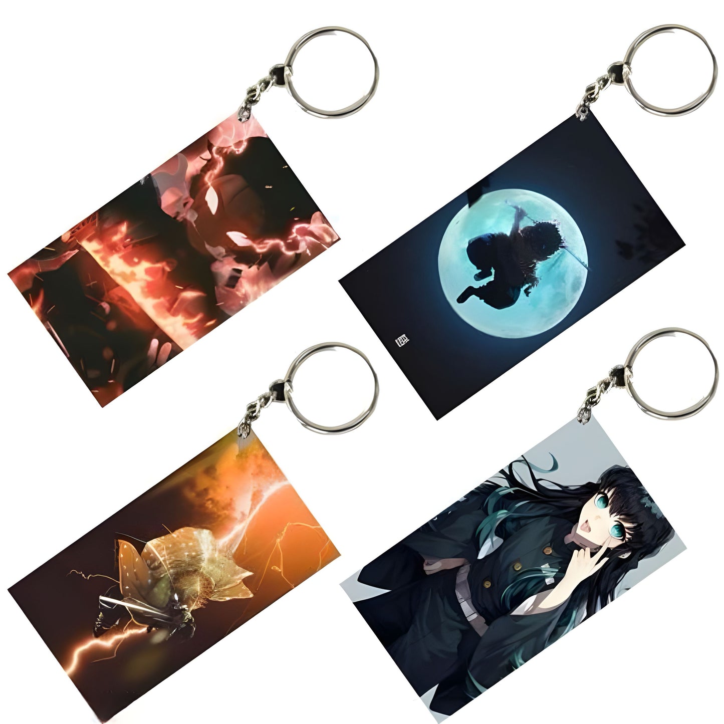 Demon Slayer (Pack of 4) Key Chains