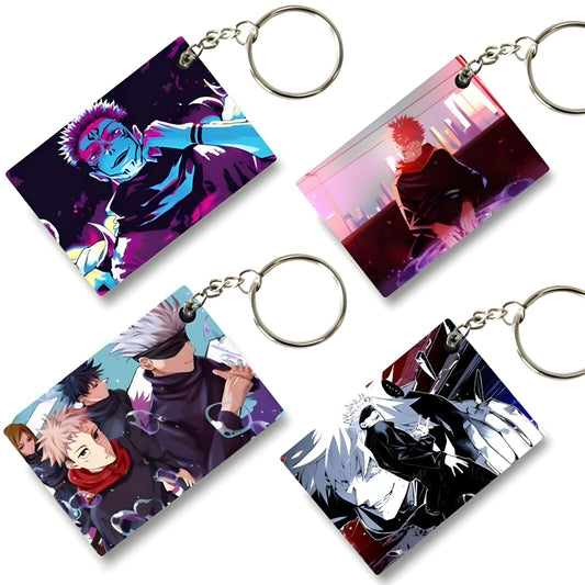 Jujutsu Kaisen (Pack of 4) Key Chains