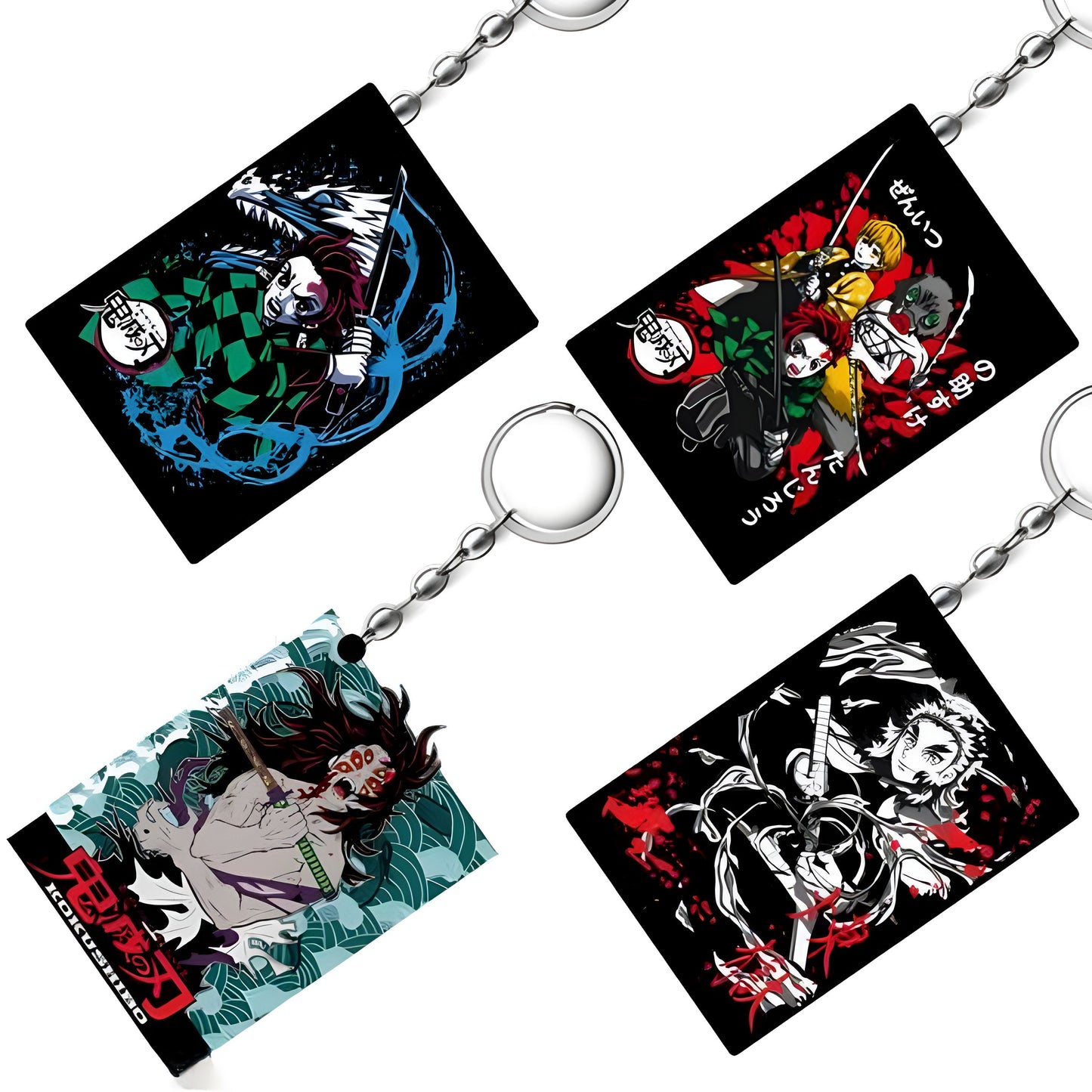 Demon Slayer (Pack of 4) Key Chains