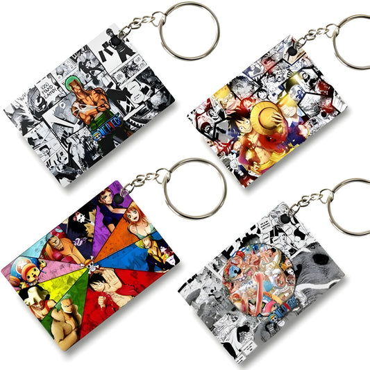 One Piece (Pack of 4) Key Chains