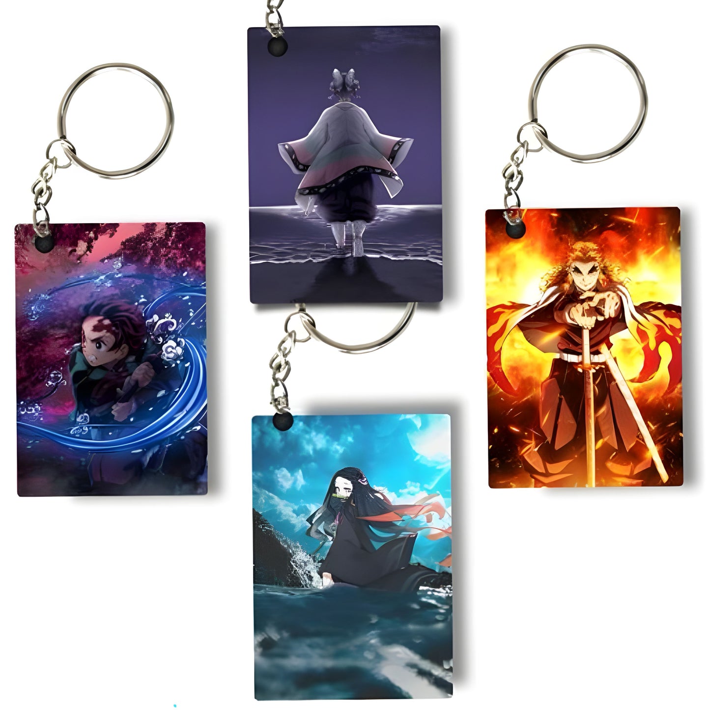 Demon Slayer (Pack of 4) Key Chains