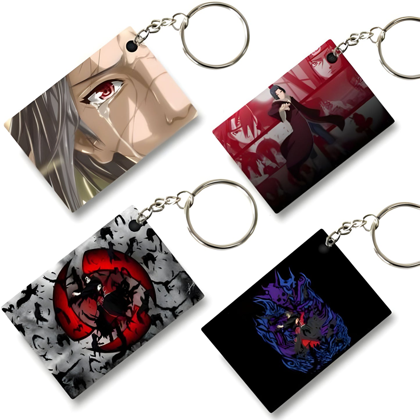 Naruto (Pack of 4) Key Chains