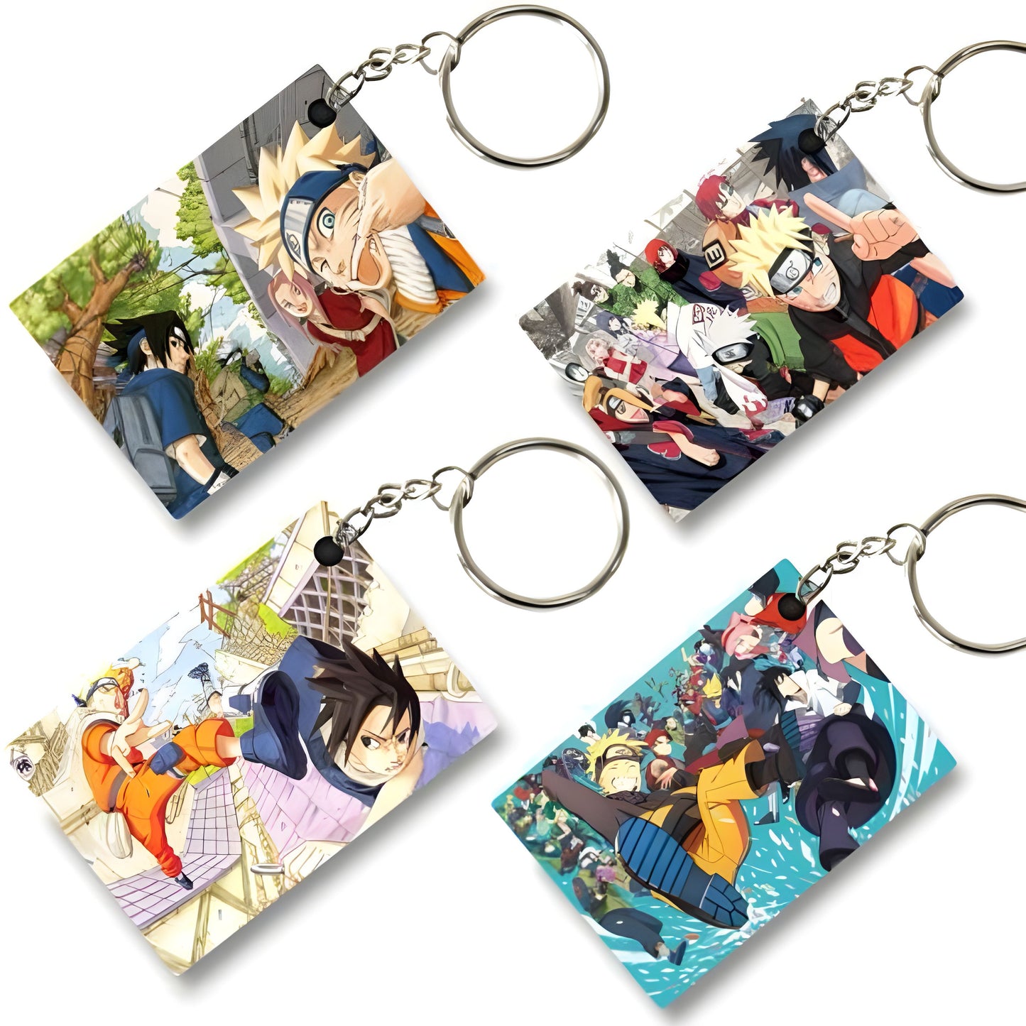 Naruto (Pack of 4) Key Chains