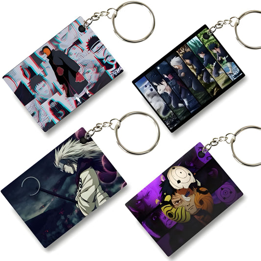 Naruto (Pack of 4) Key Chains