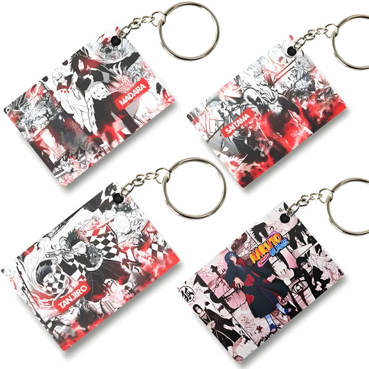 Anime (Pack of 4) Key Chain