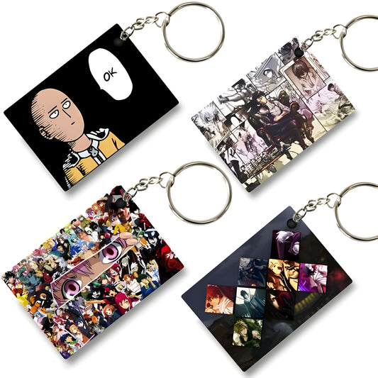 Mixed Anime (Pack of 4) Key Chain