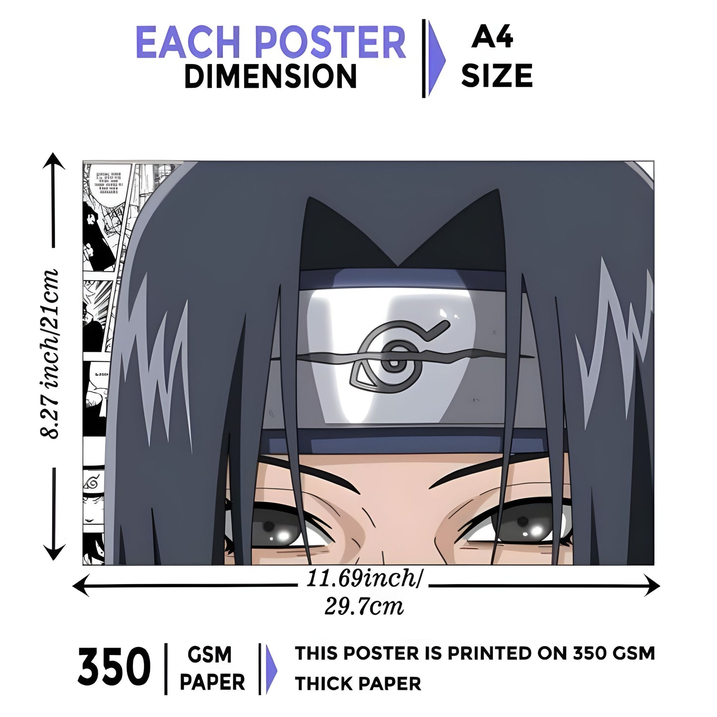 Itachi Mosaic Poster Pack (Set of 9)