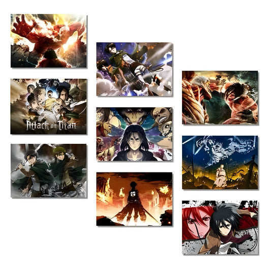 Attack on Titan Landscape Poster Pack (Set of 9)