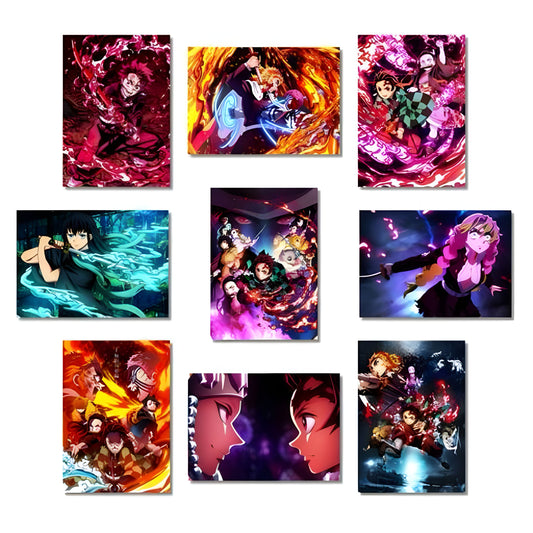 Demon Slayer Pack of 9 Posters (10.5x14.8 cm)