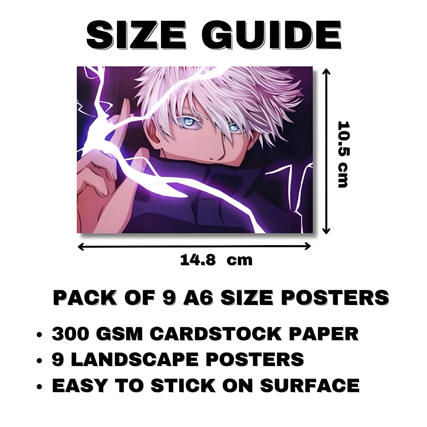 Jujutsu Kaisen Poster Set (9 Posters)