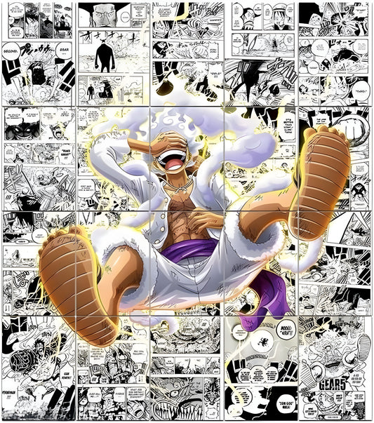 Luffy Mosaic Poster Set (12 Posters)