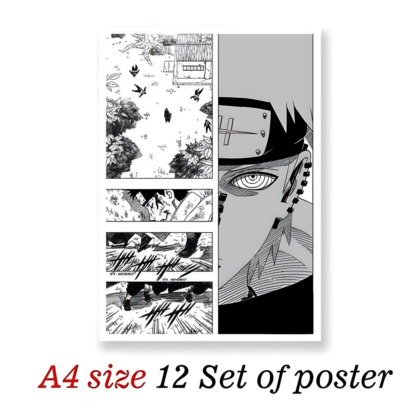 Itachi Mosaic Poster Set (12 Posters)