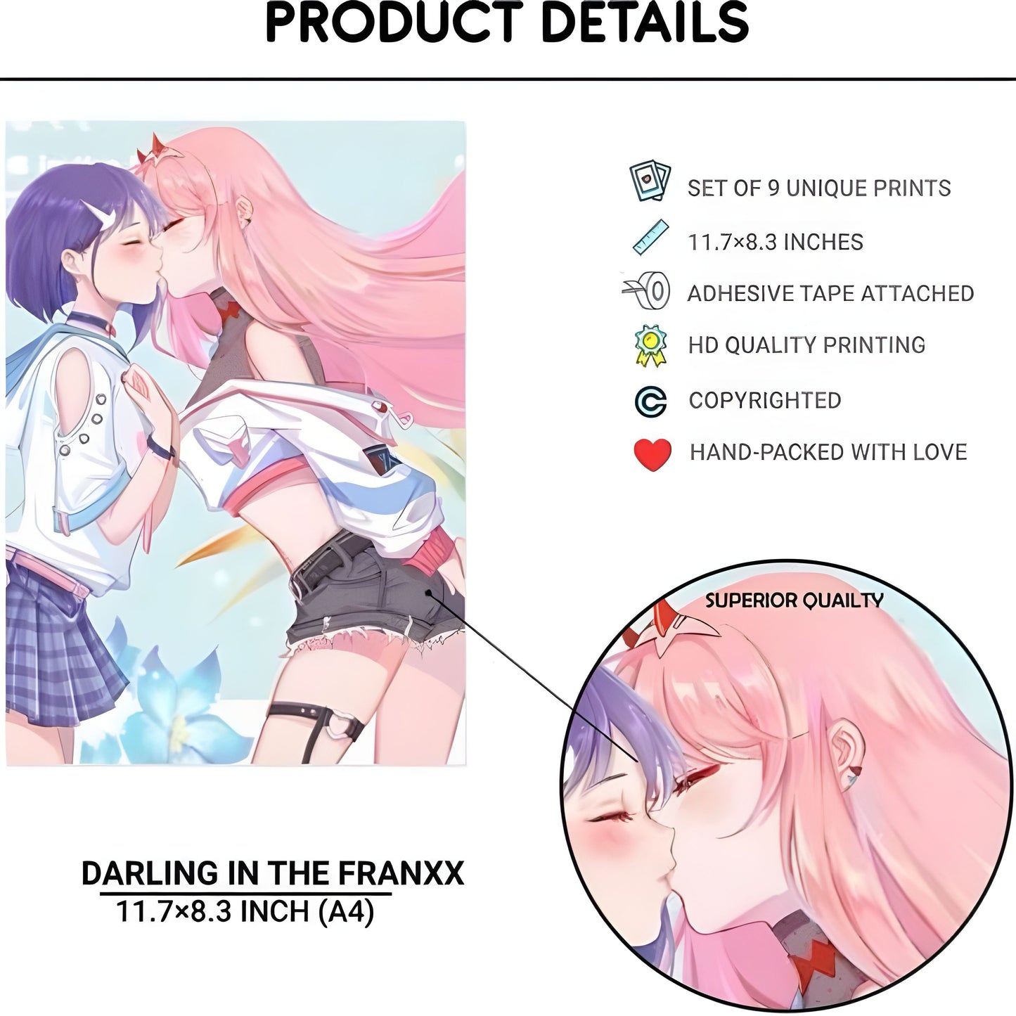 Darling in the Franxx Poster Pack (9 Posters)