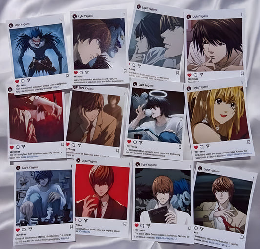 Death Note Pack of 12 Instagram Style Posters