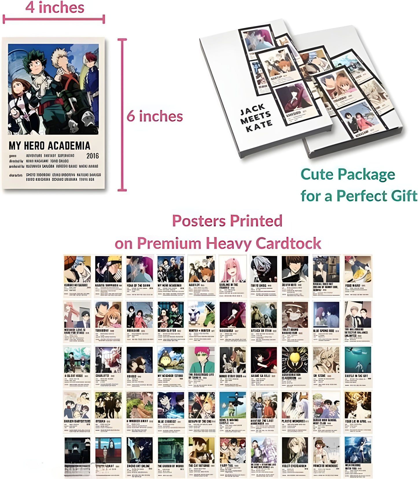 Mix Anime Poster (Pack of 40)