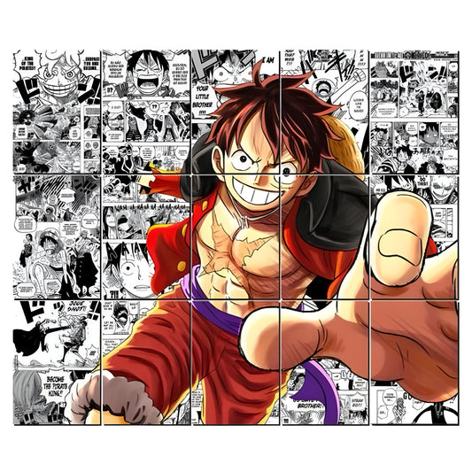 Luffy Mosaic Poster Set of 15