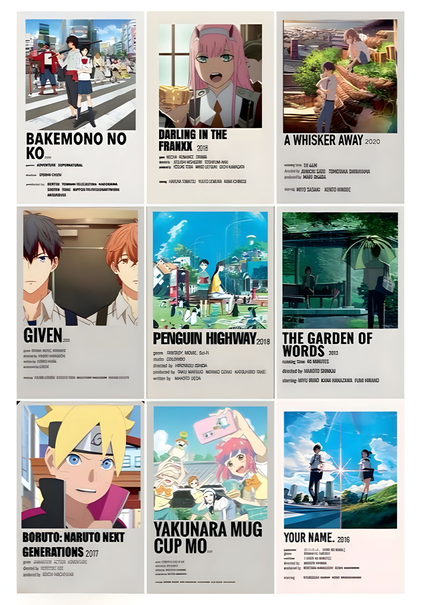 Mix Anime Poster Pack ( of 27 )