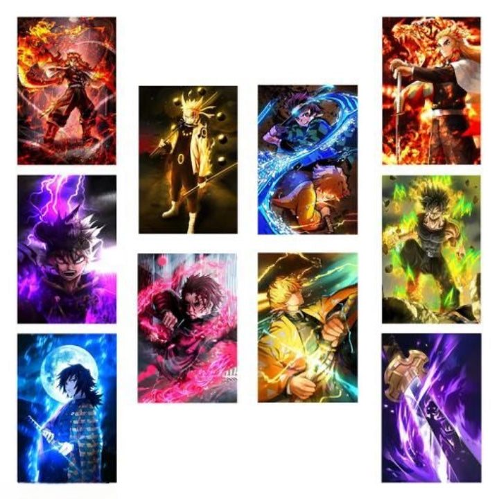 Mix Anime Poster Pack of 10