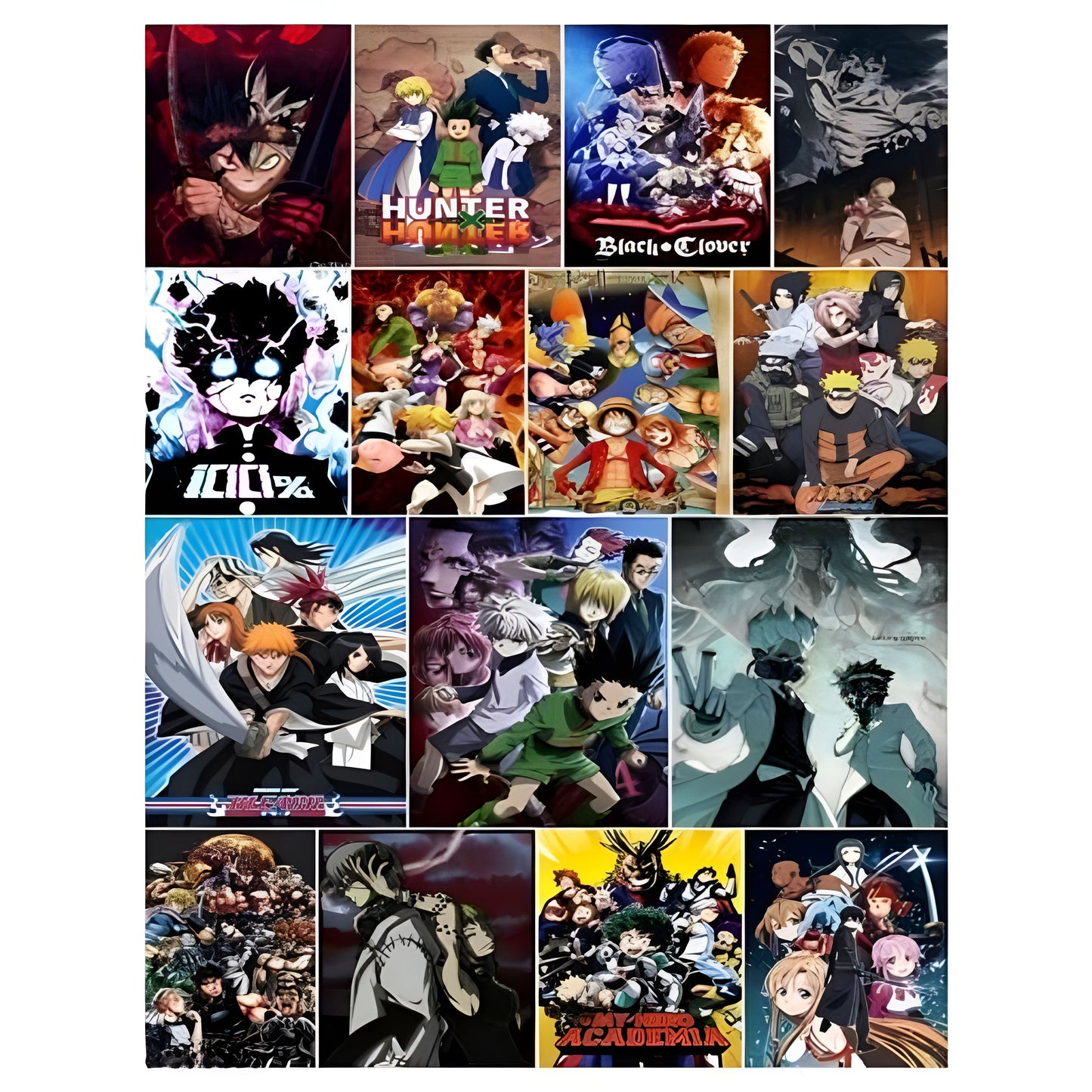 Mix Anime Poster Pack of 60 (Special Offer)