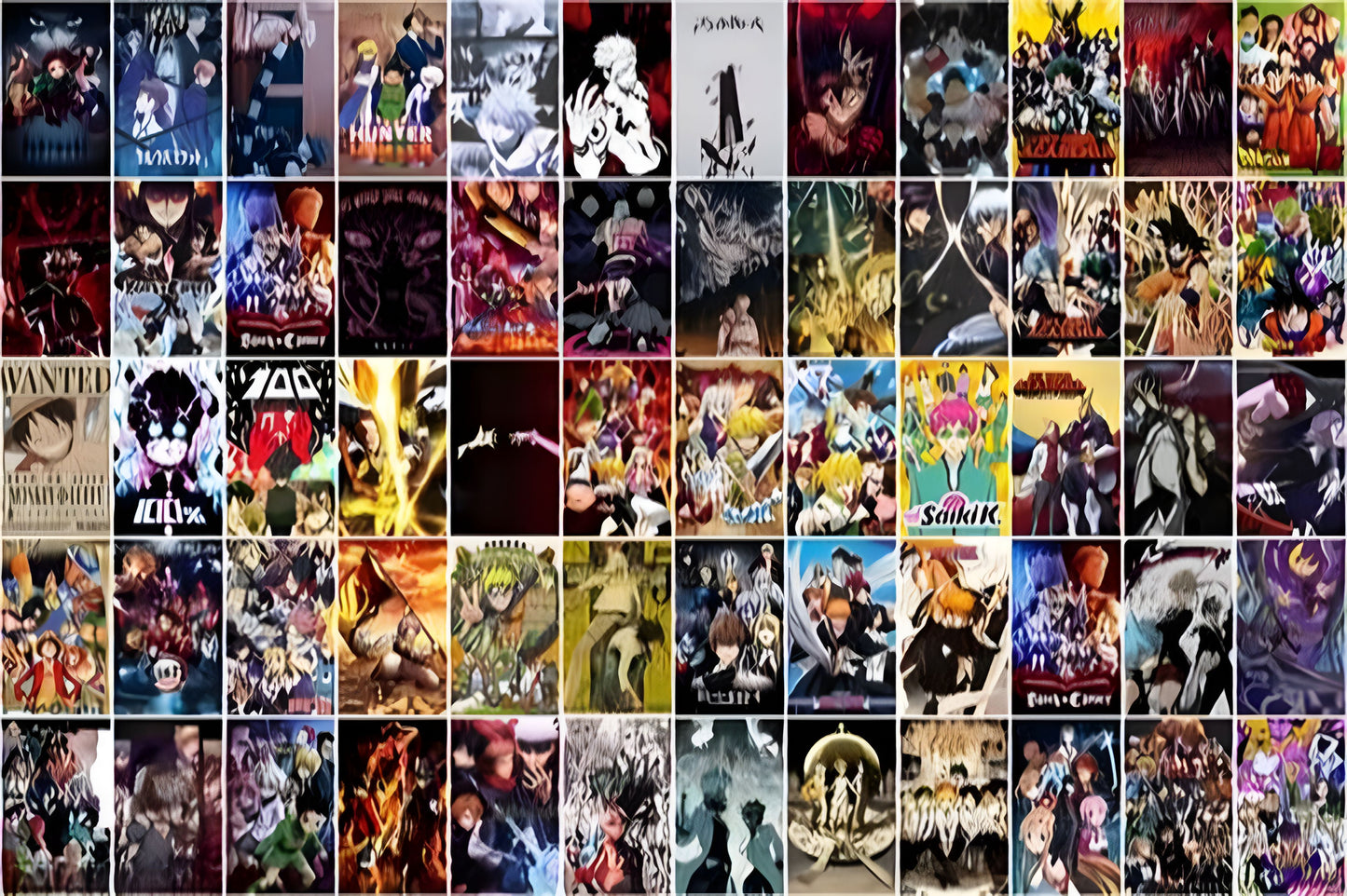 Mix Anime Poster Pack of 60 (Special Offer)