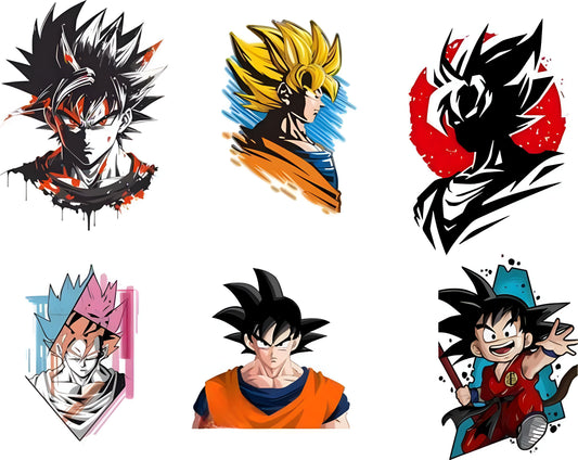 Goku Wall Sticker Pack of 6