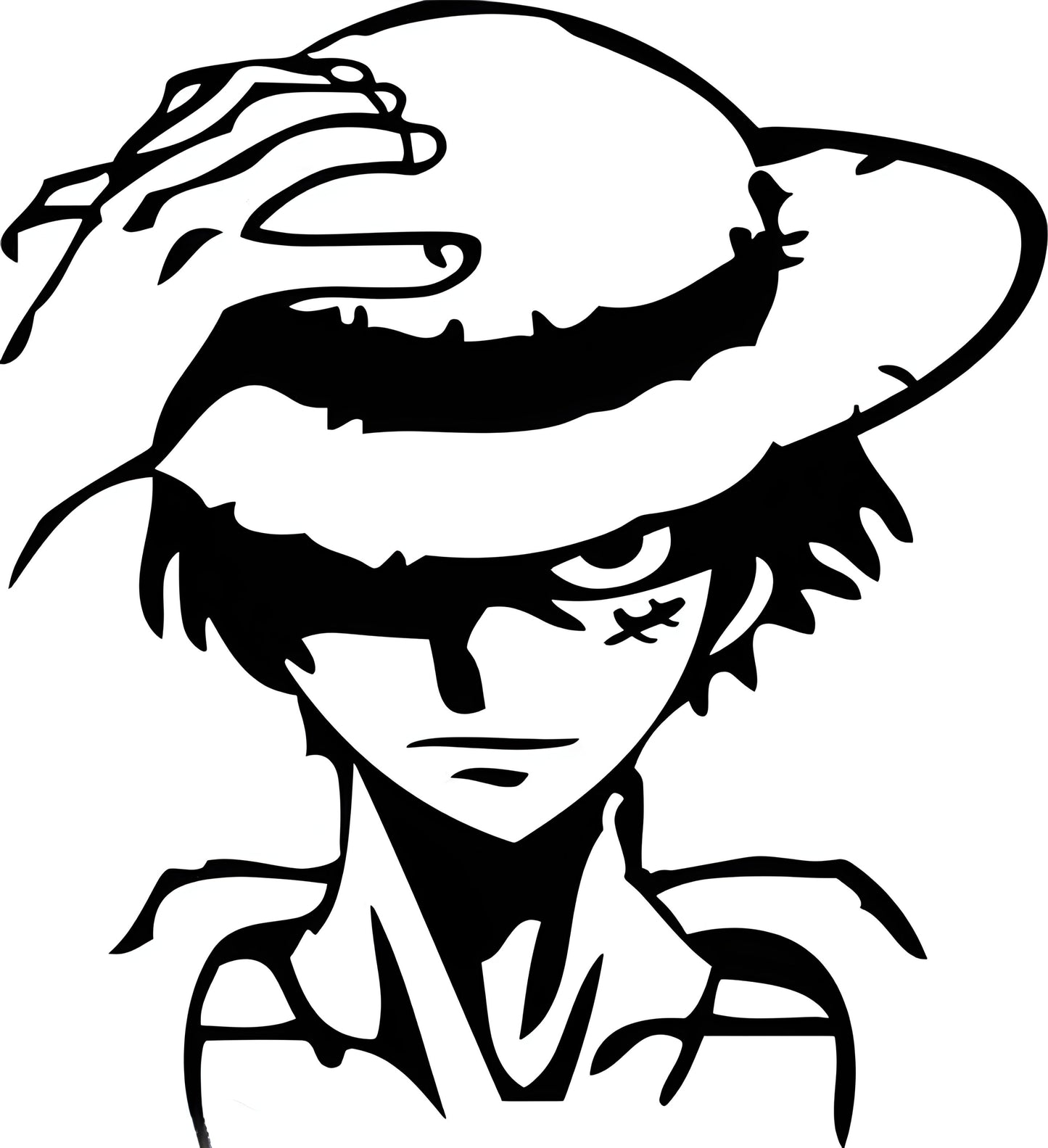 Luffy Wall Sticker