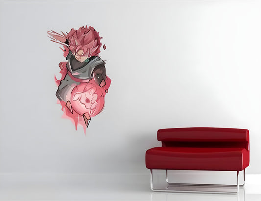 Red Goku Wall Sticker