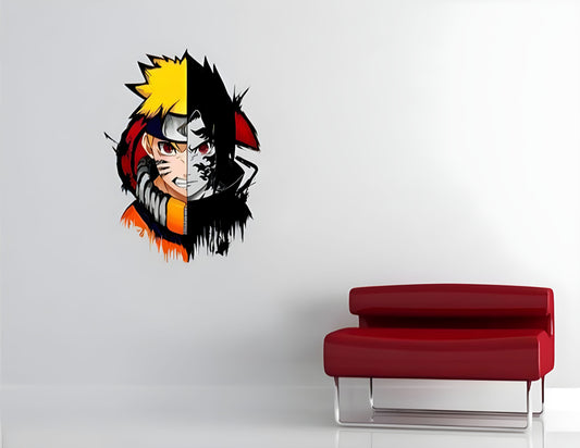 Naruto &  Sasuke Wall Sticker