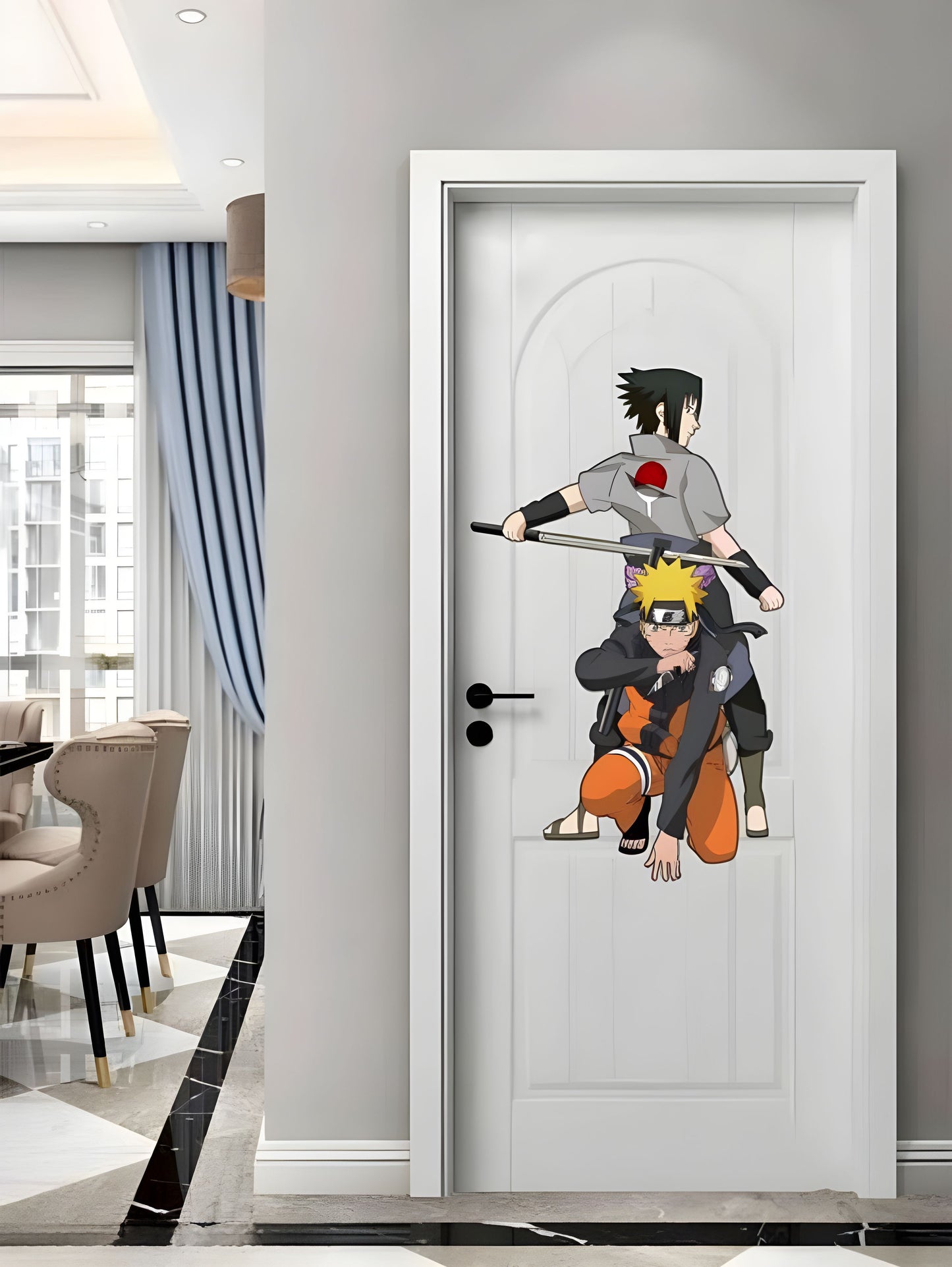 Naruto & Sasuke Wall Sticker