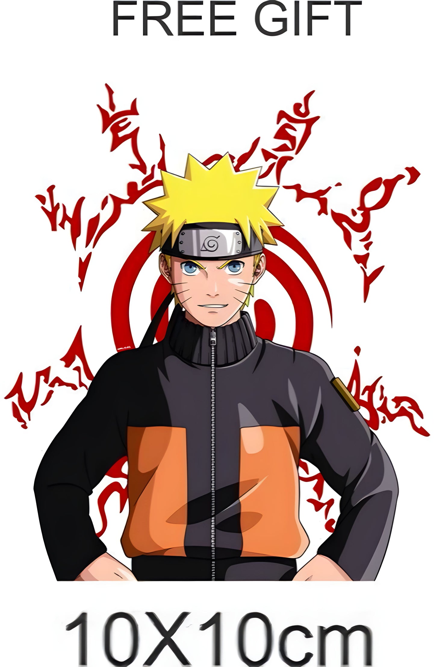 Naruto Uzumaki Wall Sticker (Free Gift Included!)