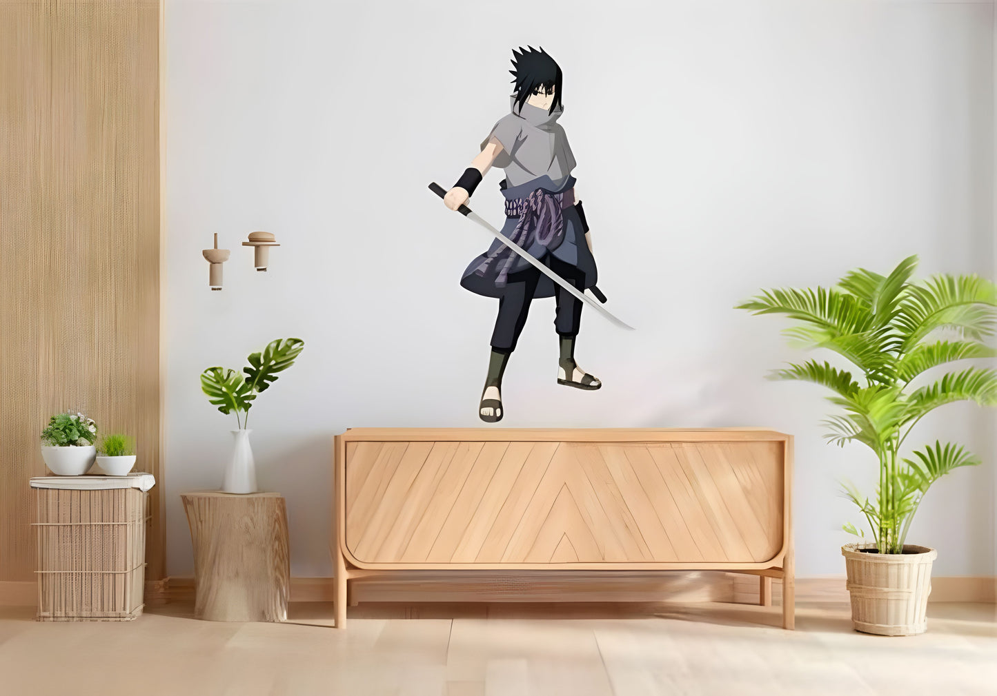 Sasuke Uchiha Wall Sticker (Free Gift Included!)