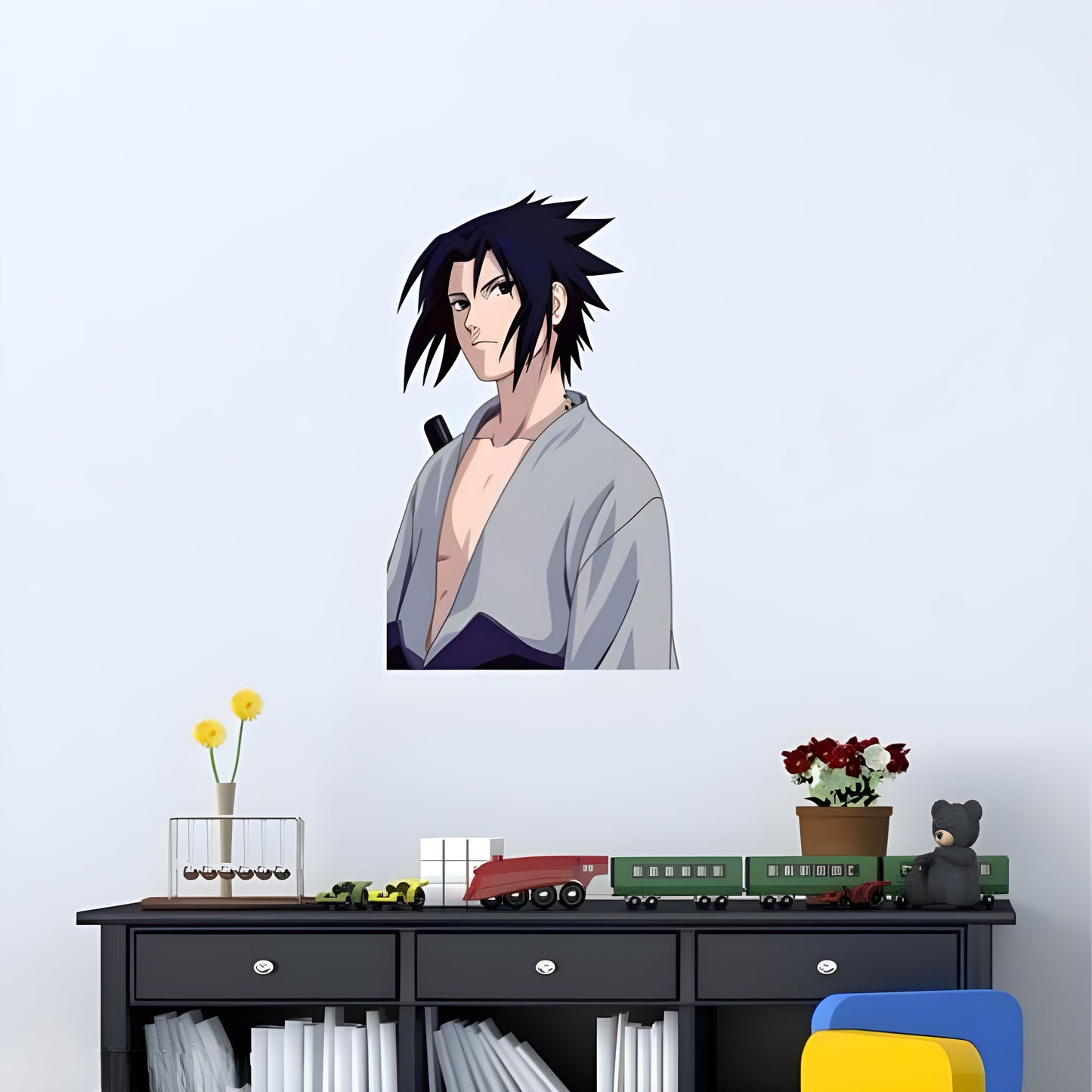 Sasuke Uchiha Wall Sticker (Free Gift Included!)