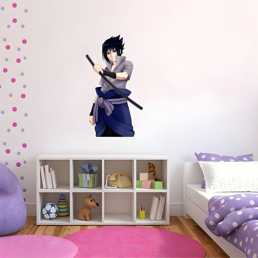 Sasuke Uchiha Wall Sticker (Free Gift Included!)