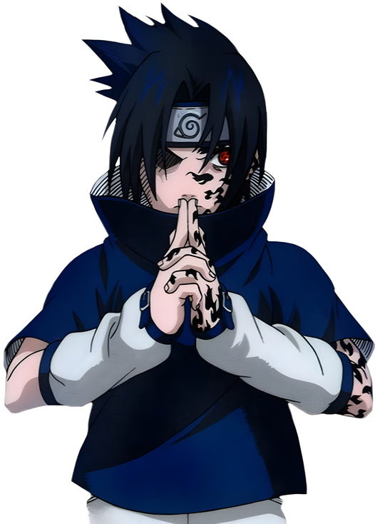 Sasuke Uchiha Wall Sticker (Free Gift Included!)