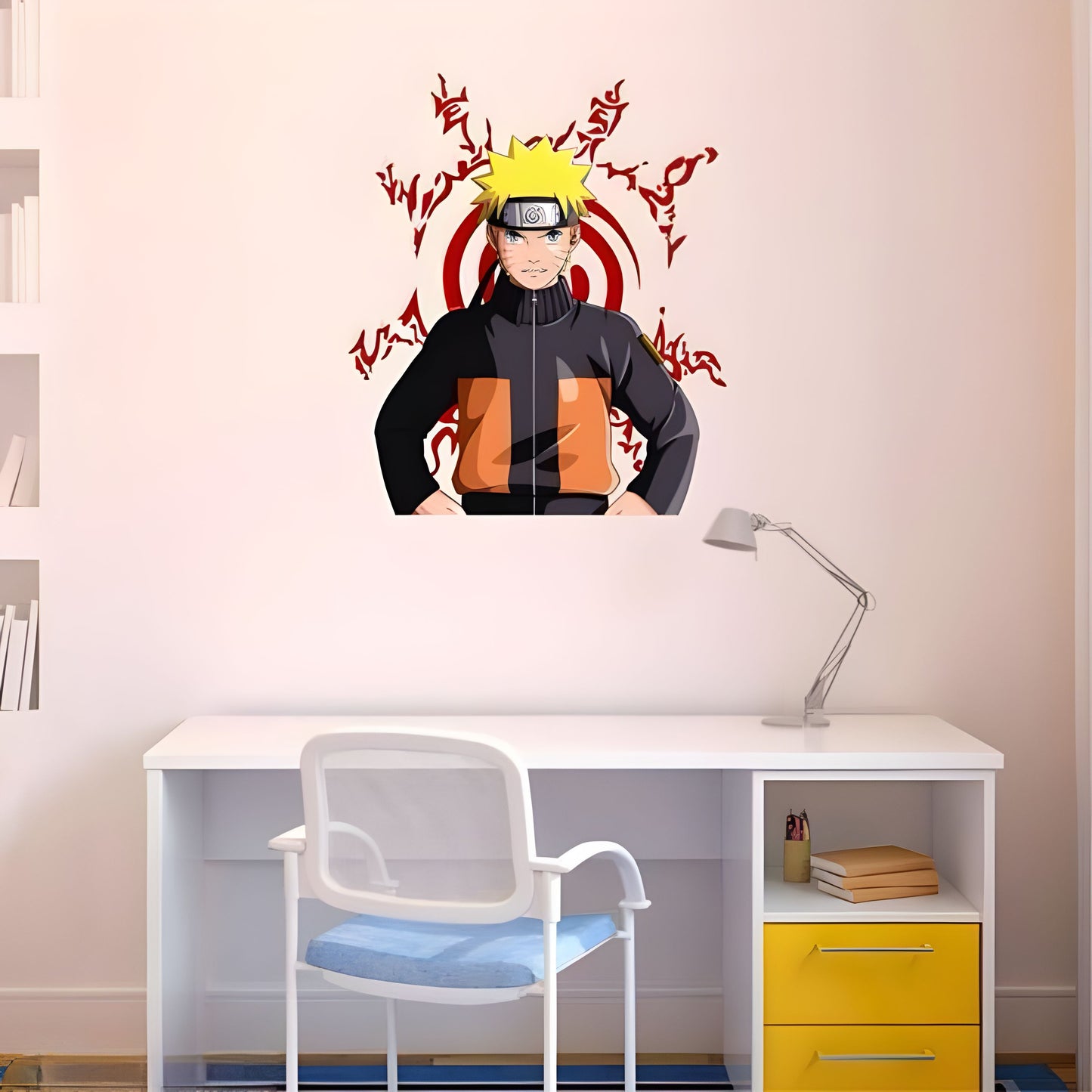 Naruto Uzumaki and Kakashi Hatake Wall Stickers (Pack of 4)